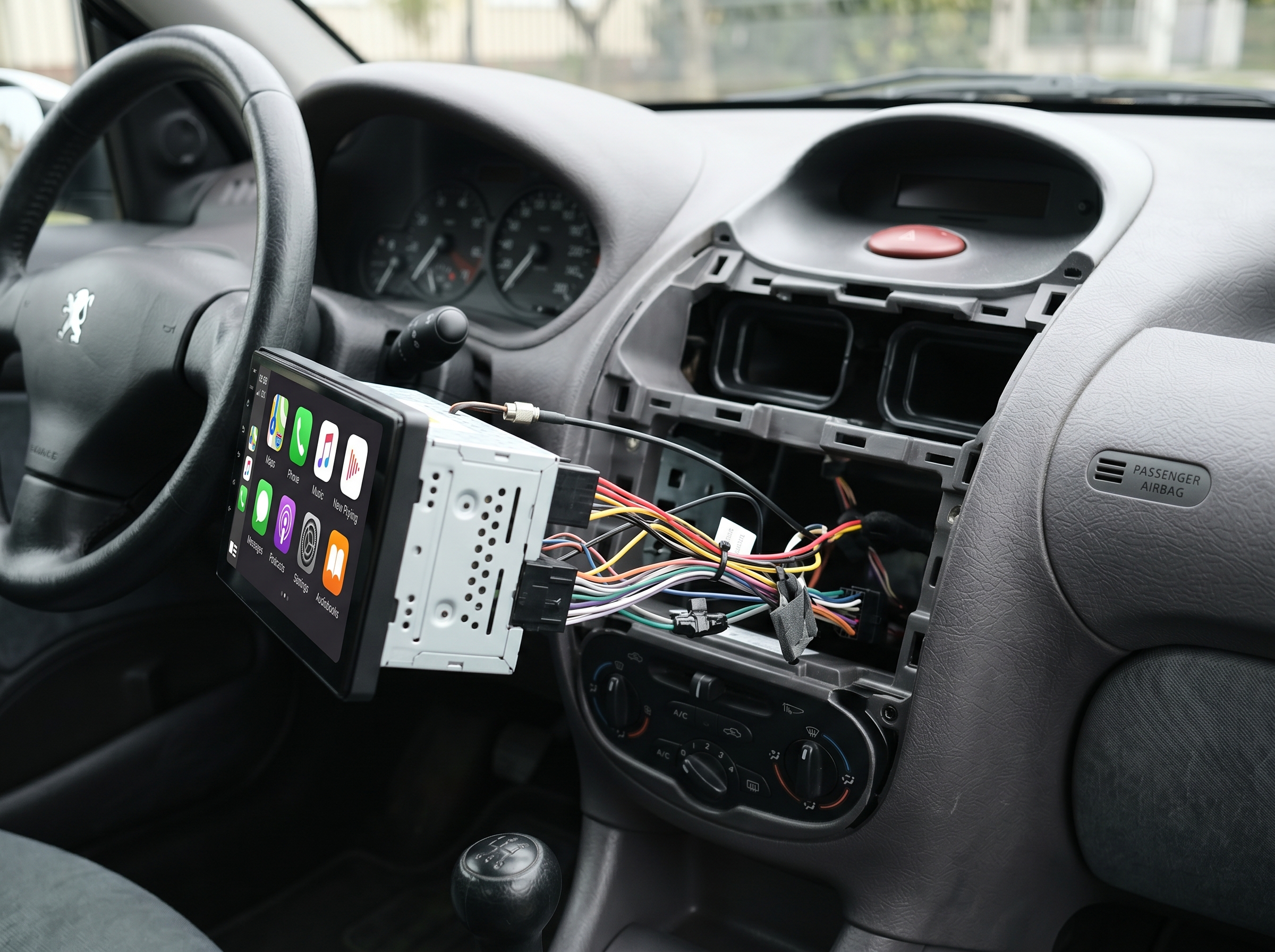 Câblage autoradio — faisceau d'origine